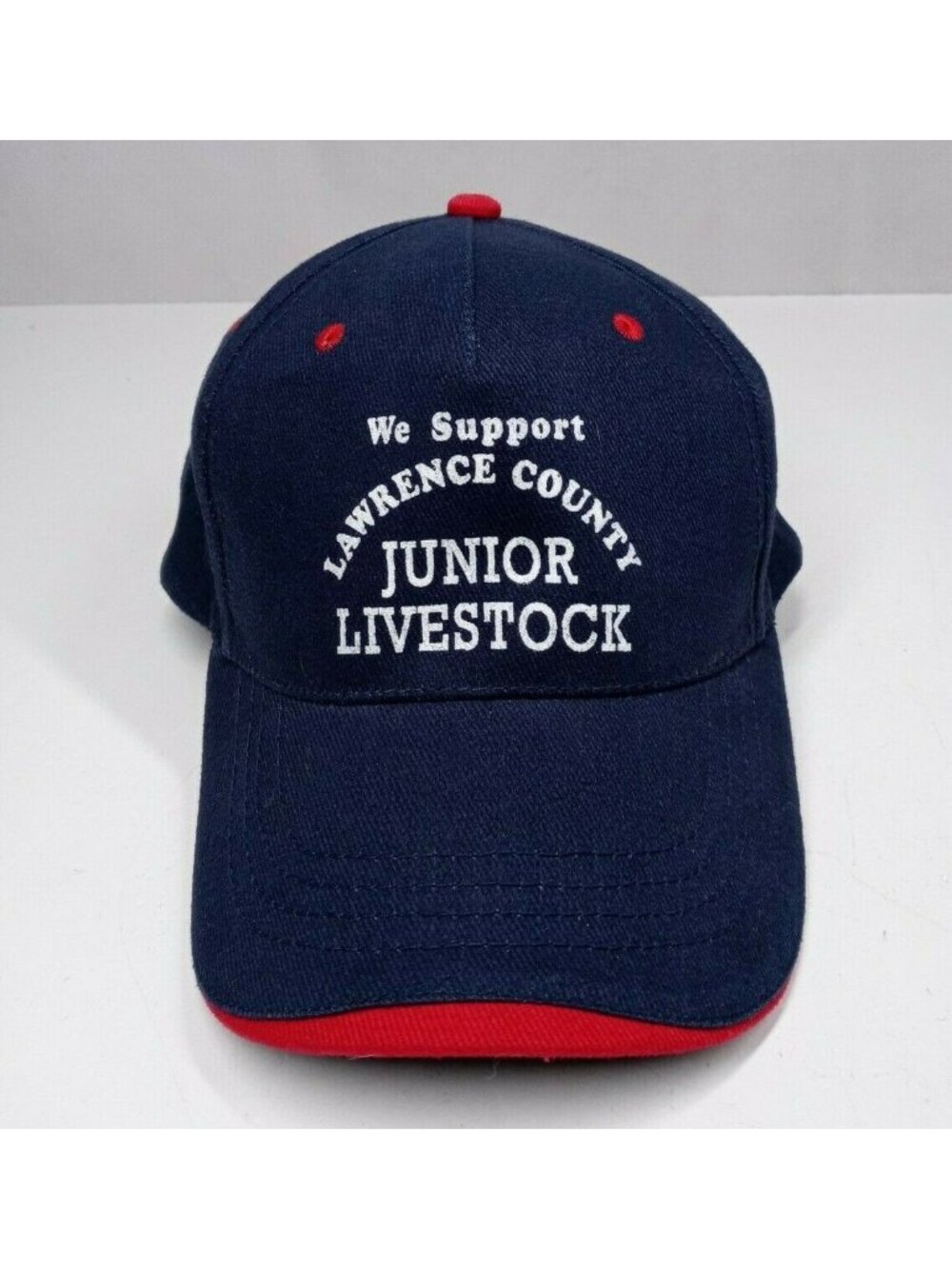Vintage We Support Lawrence County Junior Lifestock Adjustable Baseball Cap